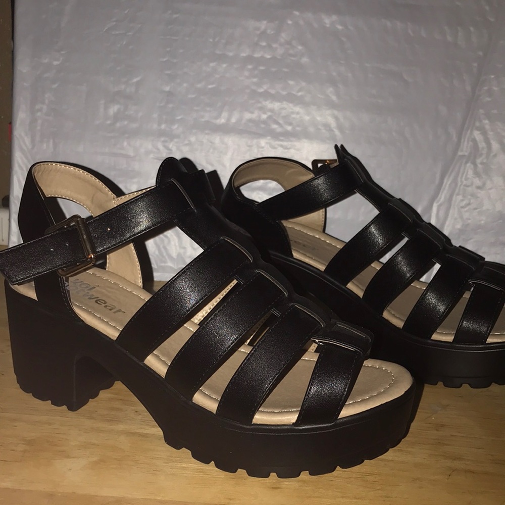 Koi Footwear Open Toe Platform Sandal